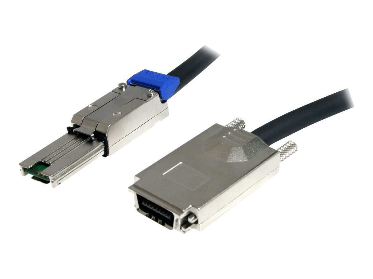StarTech.com 2m External Serial Attached SCSI Cable SFF-8470 to SFF-8088 - SAS external cable - 6.6 ft