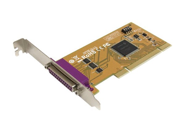 StarTech.com 1 Port PCI Parallel Adapter Card with Re-mappable Address - parallel adapter