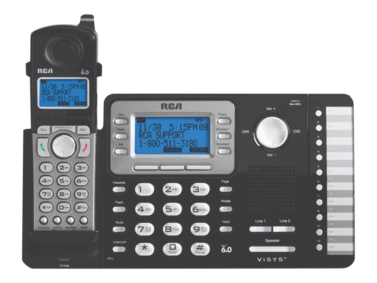 RCA ViSYS 25212 - cordless phone with caller ID/call waiting