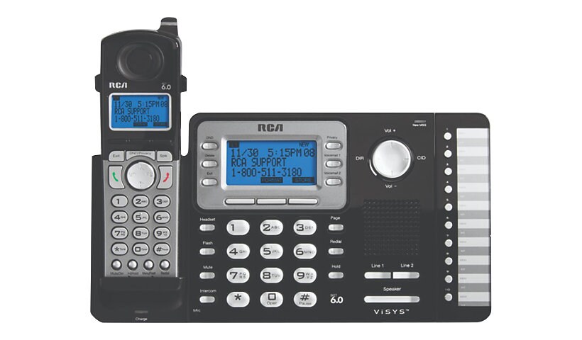 RCA ViSYS 25212 - cordless phone with caller ID/call waiting