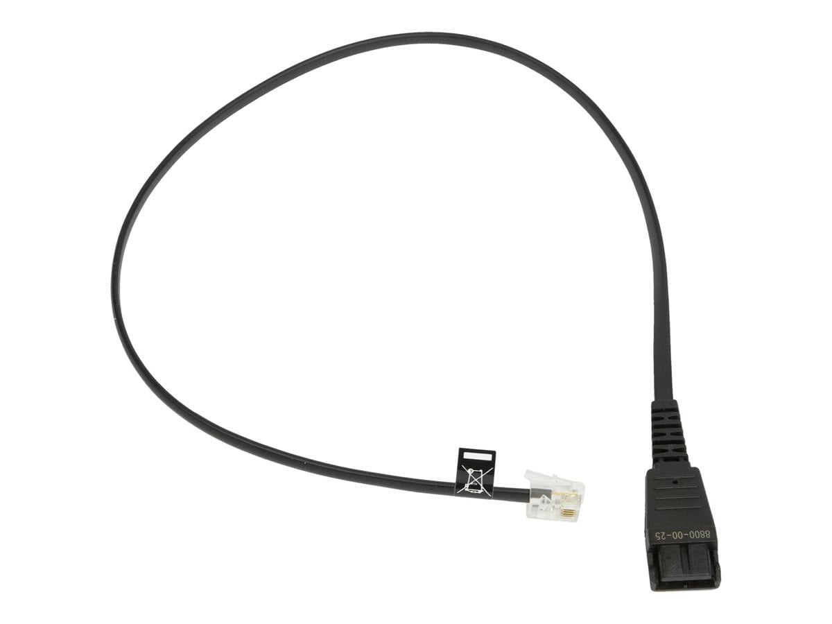 als resultaat Kwaadaardige tumor Ventileren Jabra headset cable - 8800-00-25 - Headset Accessories - CDW.com
