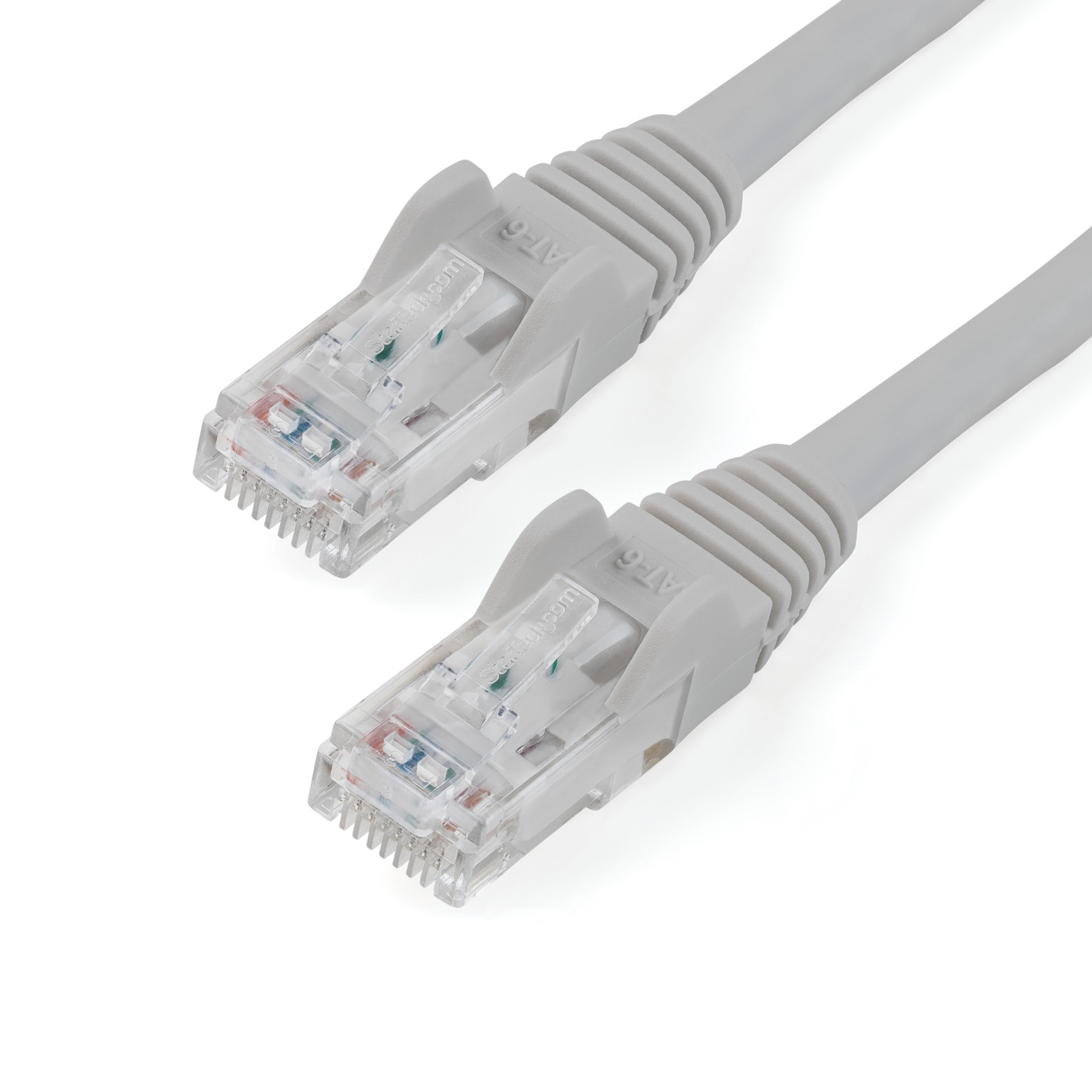 StarTech.com CAT6 Ethernet Cable 15' Gray 650MHz CAT 6 Snagless Patch Cord