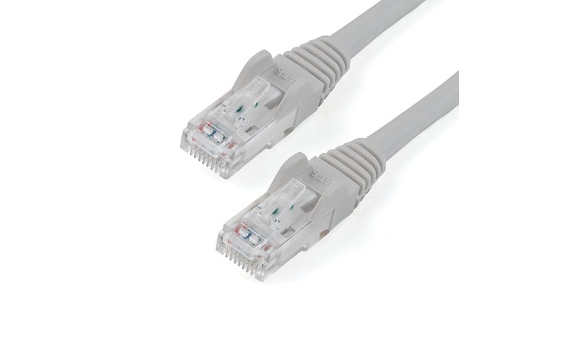 StarTech.com 15ft CAT6 Ethernet Cable Gray Snagless UTP CAT 6 Gigabit Cord/Wire 100W PoE 650MHz