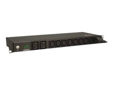 Tripp Lite PDU Metered 200V - 240V 20A 8 C13; 2 C19 C20 Horizontal 1URM - horizontal rackmount - power distribution unit