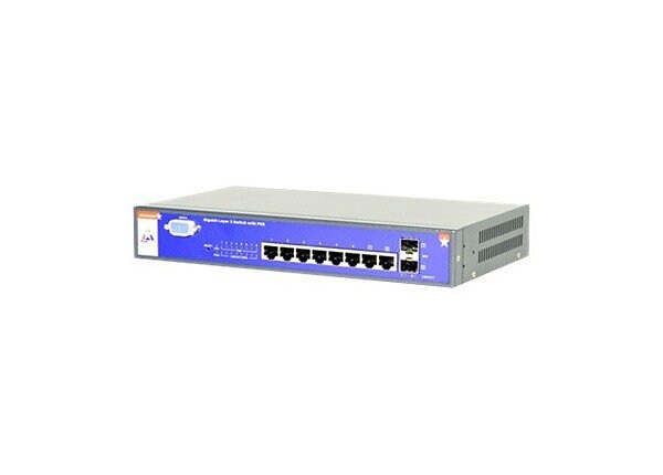 Amer SS2GD8ip - switch - 8 ports - managed
