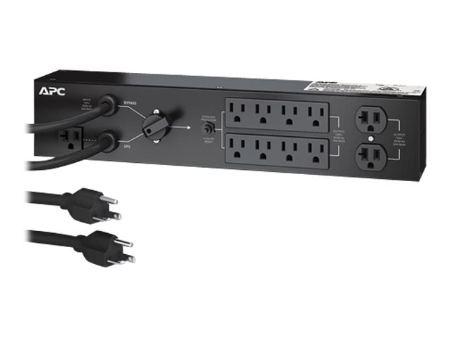 APC SERVICE BYPASS PDU, 120V 20AMP W/ (8) NEMA 5-15R AND (2) 5-20R
