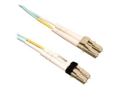 Tripp Lite 1M 10Gb Duplex Multimode 50/125 OM3 LSZH Fiber Optic Patch Cable LC/LC Aqua 3' 3ft 1 Meter - patch cable - 1