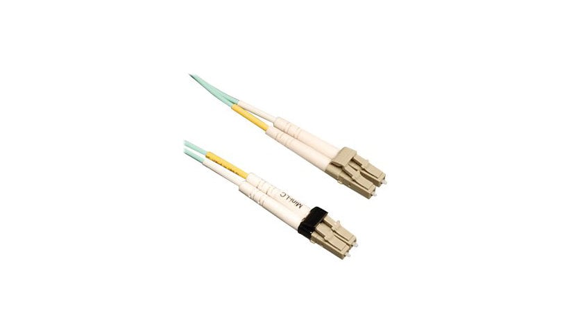 Eaton Tripp Lite Series 10Gb Duplex Multimode 50/125 OM3 LSZH Fiber Patch Cable (Mini-LC / LC) - Aqua, 2M (6 ft.) -