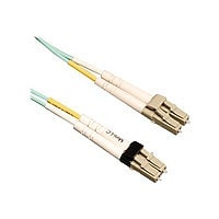 Eaton Tripp Lite Series 10Gb Duplex Multimode 50/125 OM3 LSZH Fiber Patch Cable (Mini-LC / LC) - Aqua, 2M (6 ft.) -