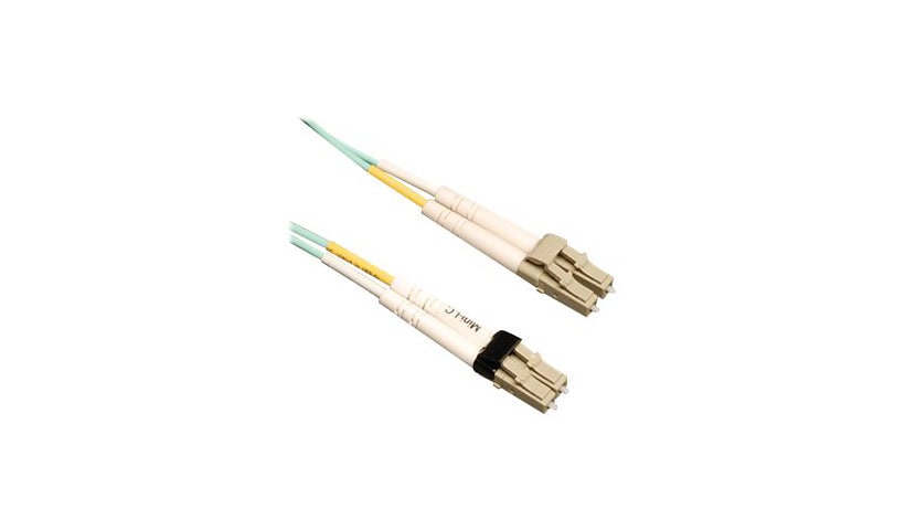 Tripp Lite 5M 10Gb Duplex Multimode 50/125 OM3 LSZH Fiber Optic Patch Cable LC/LC Aqua 16' 16ft 5 Meter - patch cable -