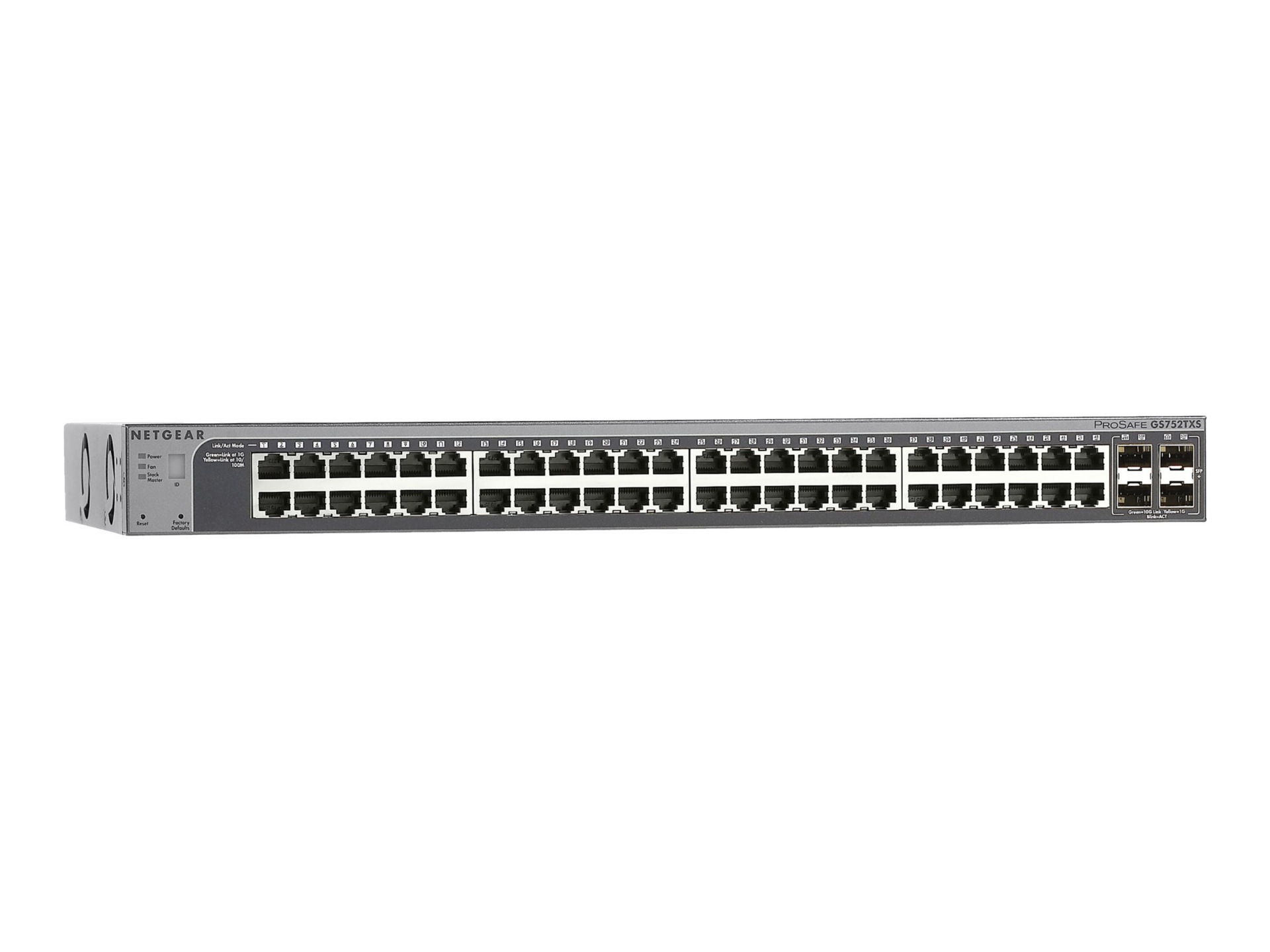 NETGEAR 52-Port Smart Managed Pro Switch, 48GbE, 4 SFP+ (GS752TXS)