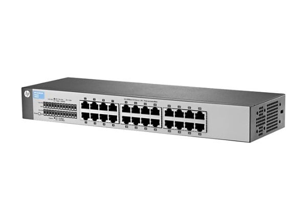 HP 1410-24 Switch-24 ports-unmanaged-desktop, rack-mountable