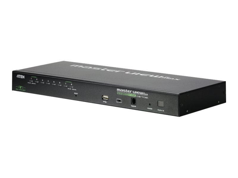 ATEN KVM on the NET CS1708i - KVM switch - 8 ports - rack-mountable