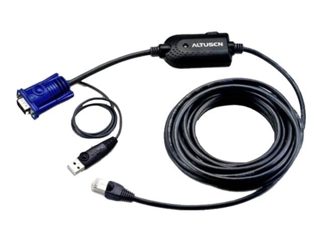 ATEN KA7970 USB KVM Adapter Cable (CPU Module) - keyboard / video / mouse (KVM) cable - 15 ft