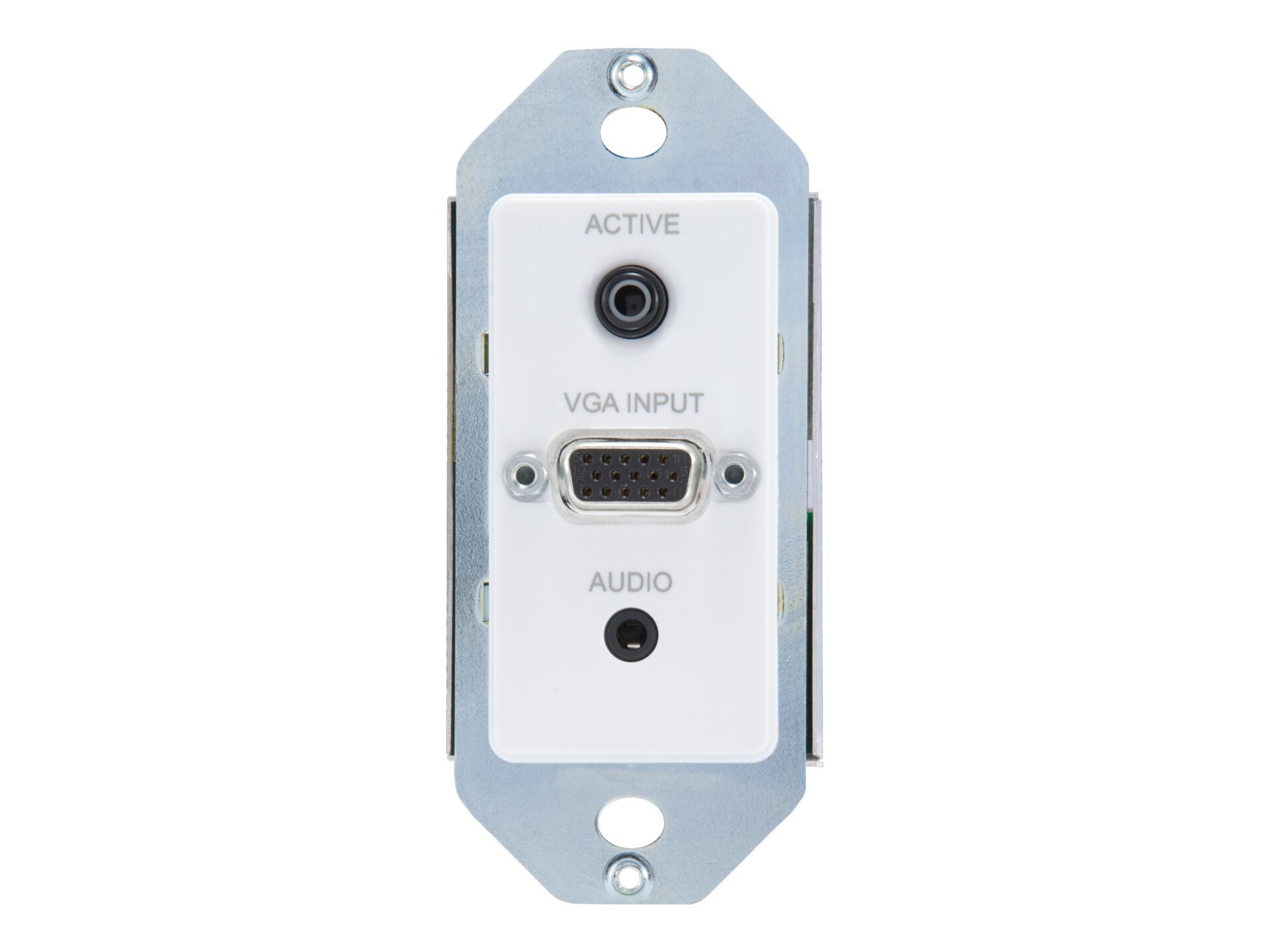 AMX RGB Universal Transmitter Wallplate UPX-RGB+A-DE - video/audio extender