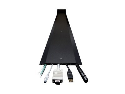 Wiremold OFR Overfloor Cable Raceway Base and Cover - Black - TAA Compliant