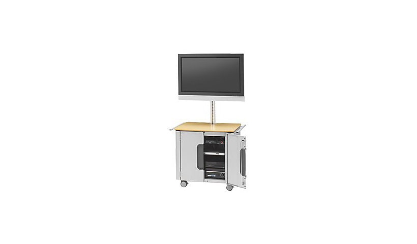 Bretford Basics Universal Large Flat Panel Monitor Cart FPPC72V200 - cart -