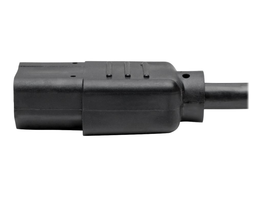 Thumbnail 4 of 13 for Eaton Tripp Lite Series Desktop Computer AC Power Cable, NEMA 5-15P to C13 - 10A, 125V, 18 AWG, 10 ft. (3.05 m), Black -