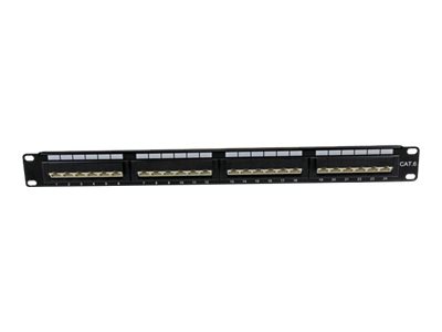 StarTech.com 24 Port 1U Rackmount Cat 6 110 Patch Panel - 45 Degree - patch panel