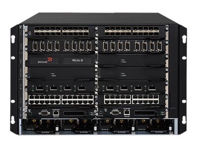 Brocade MLX Series MLXe-8 - router - rack-mountable