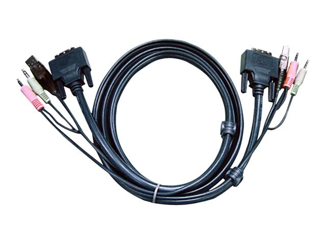 ATEN 2L-7D03UD - video / USB / audio cable - 10 ft