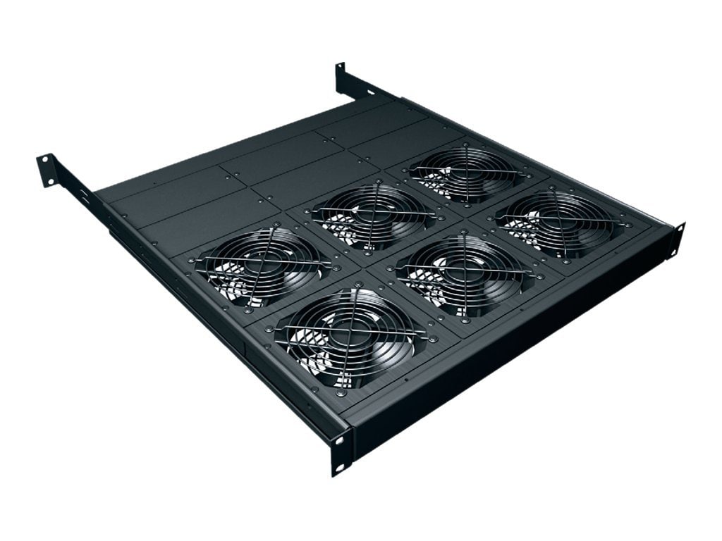 Middle Atlantic 1RU Fan Tray - 6 Fans - 414 CFM