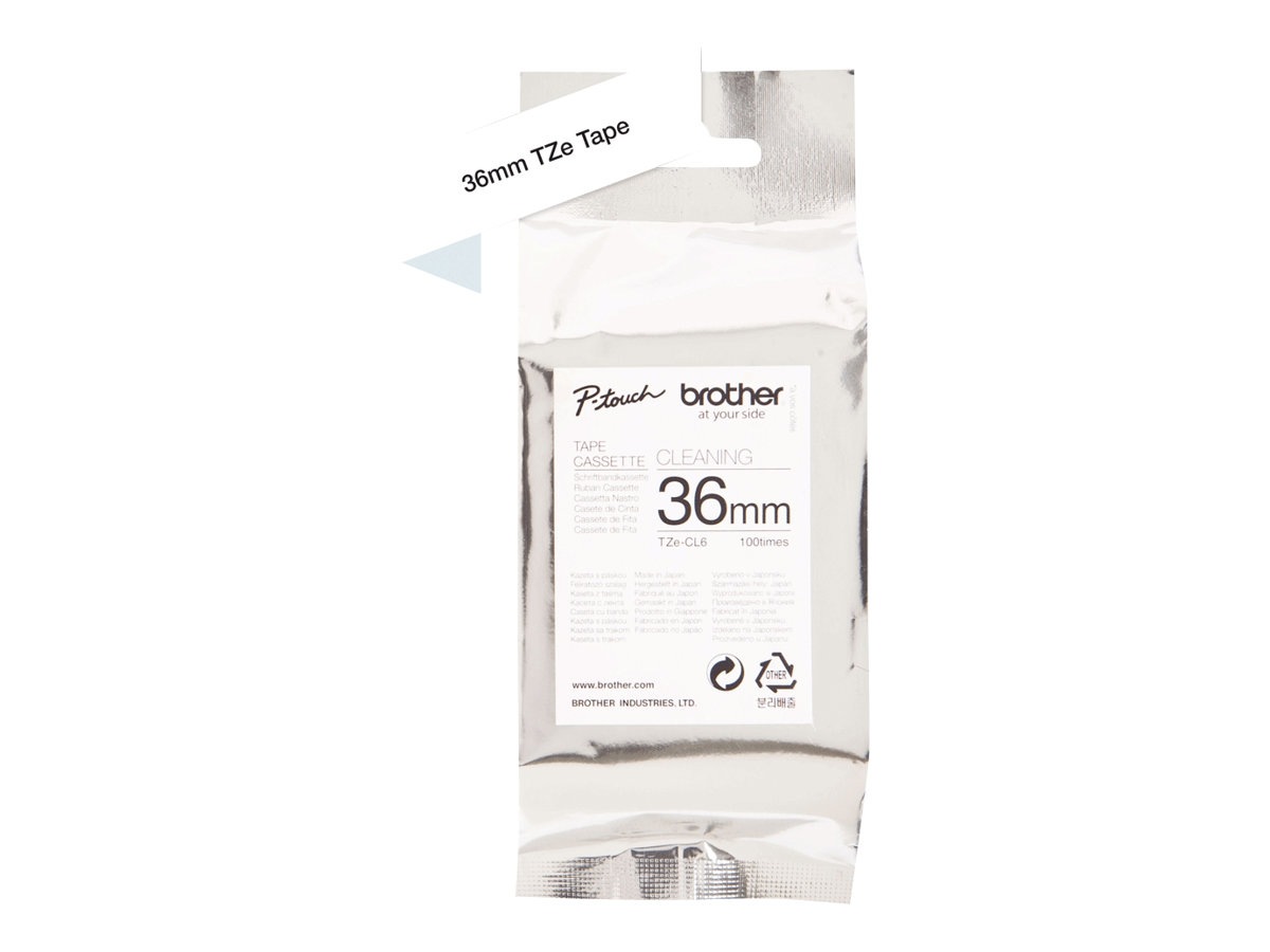 Brother TZe-CL6 - cleaning tape - 1 cassette(s) -