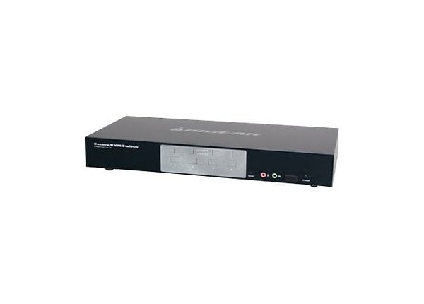 IOGEAR 4-Port Dual-Link DVI Secure KVM Switch GCS1214TAA - KVM / audio
