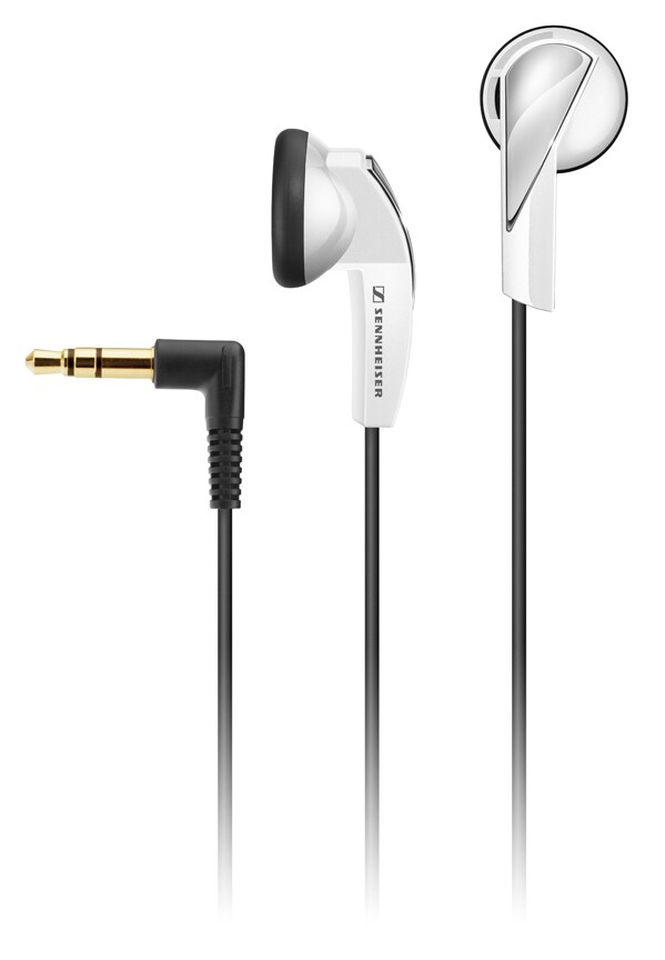 Sennheiser MX365 Ear Bud Stereo Headphones, White