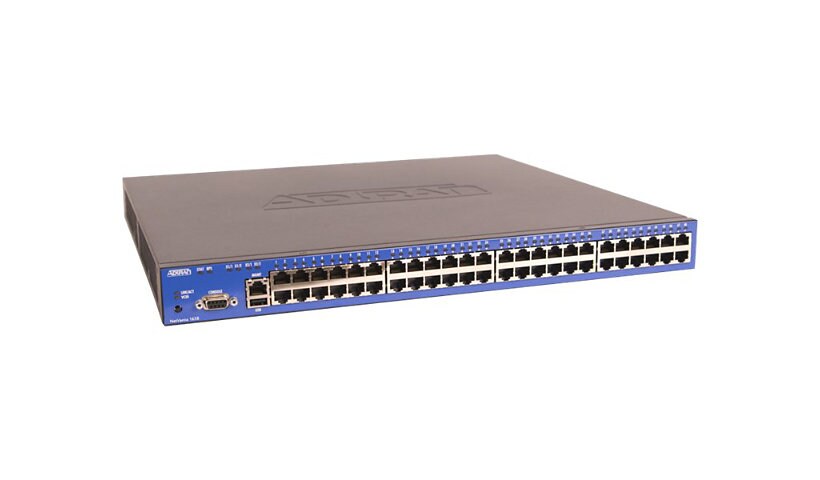 ADTRAN NetVanta 1638 - switch - 48 ports - managed - rack-mountable