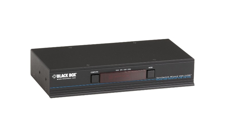 Black Box ServSwitch Wizard - KVM / audio / USB switch - 4 ports