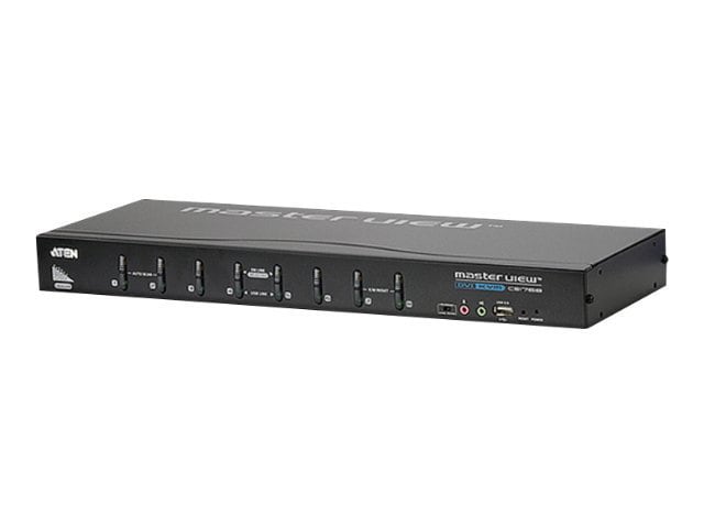 ATEN CS1768 8-Port USB2.0 DVI KVMP Switch - 2 Cables Included