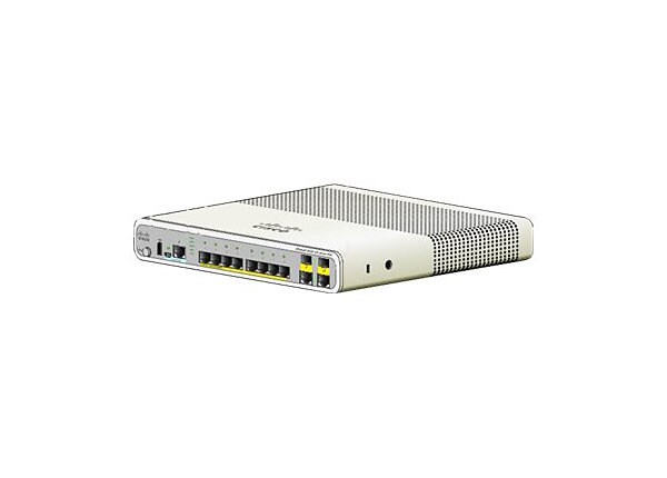 Cisco Catalyst Compact 2960C-8TC-S - switch - 8 ports - managed - desktop, rack-mountable, wall-mountable