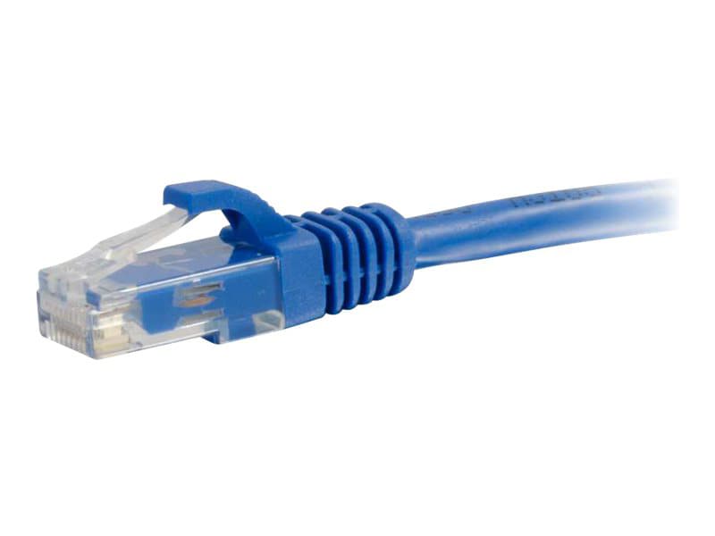 C2G 15ft Cat5e Snagless Unshielded (UTP) Ethernet Cable - Cat5e Network Patch Cable - PoE - Blue