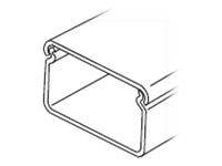 Wiremold Raceway Base and Cover - Ivory - TAA Compliant