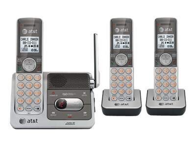 AT&T CL82301 - cordless phone - answering system with caller ID/call waiting + 2 additional handsets