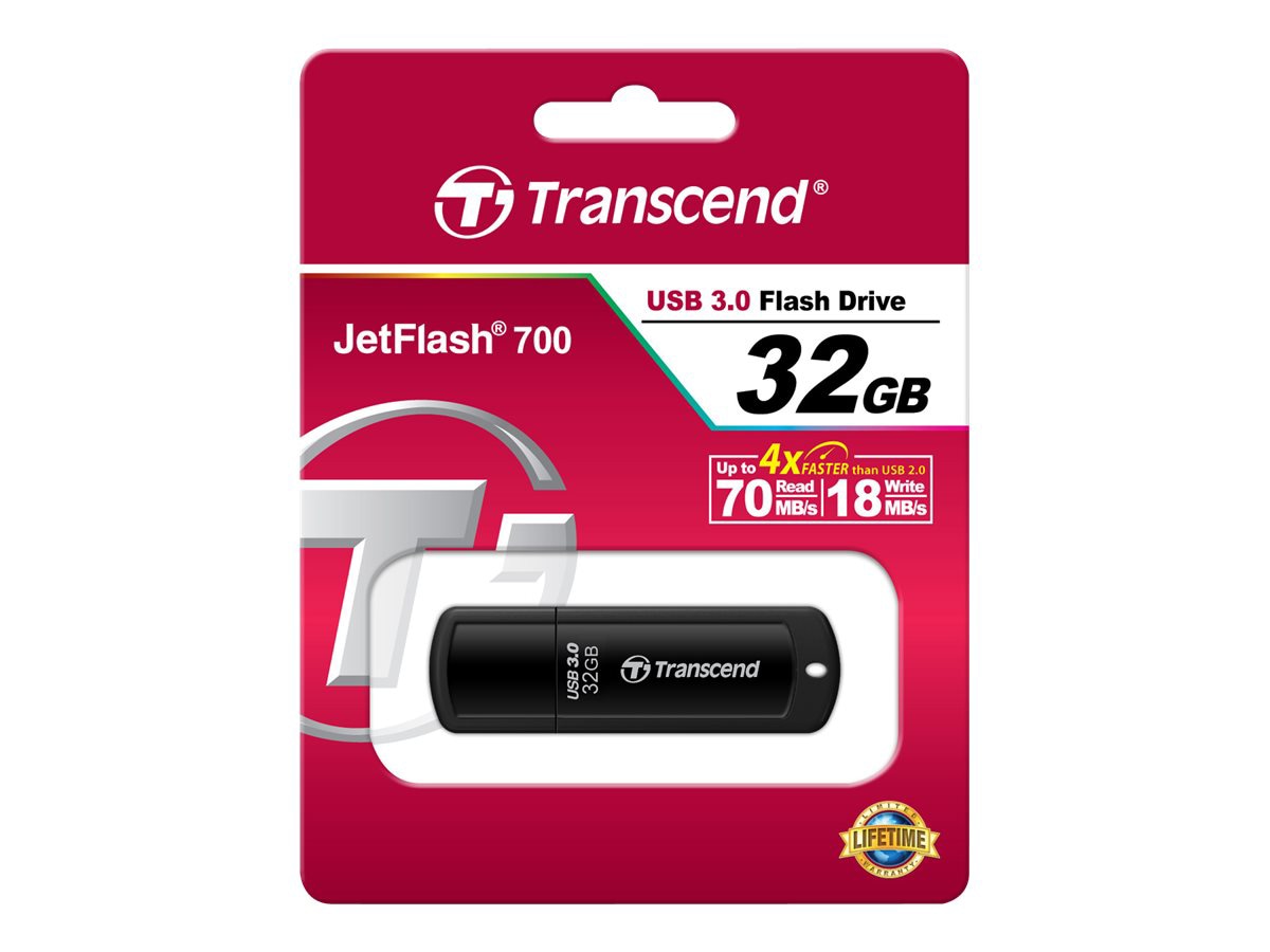 Thumbnail 4 of 4 for Transcend JetFlash 700 - USB flash drive - 32 GB