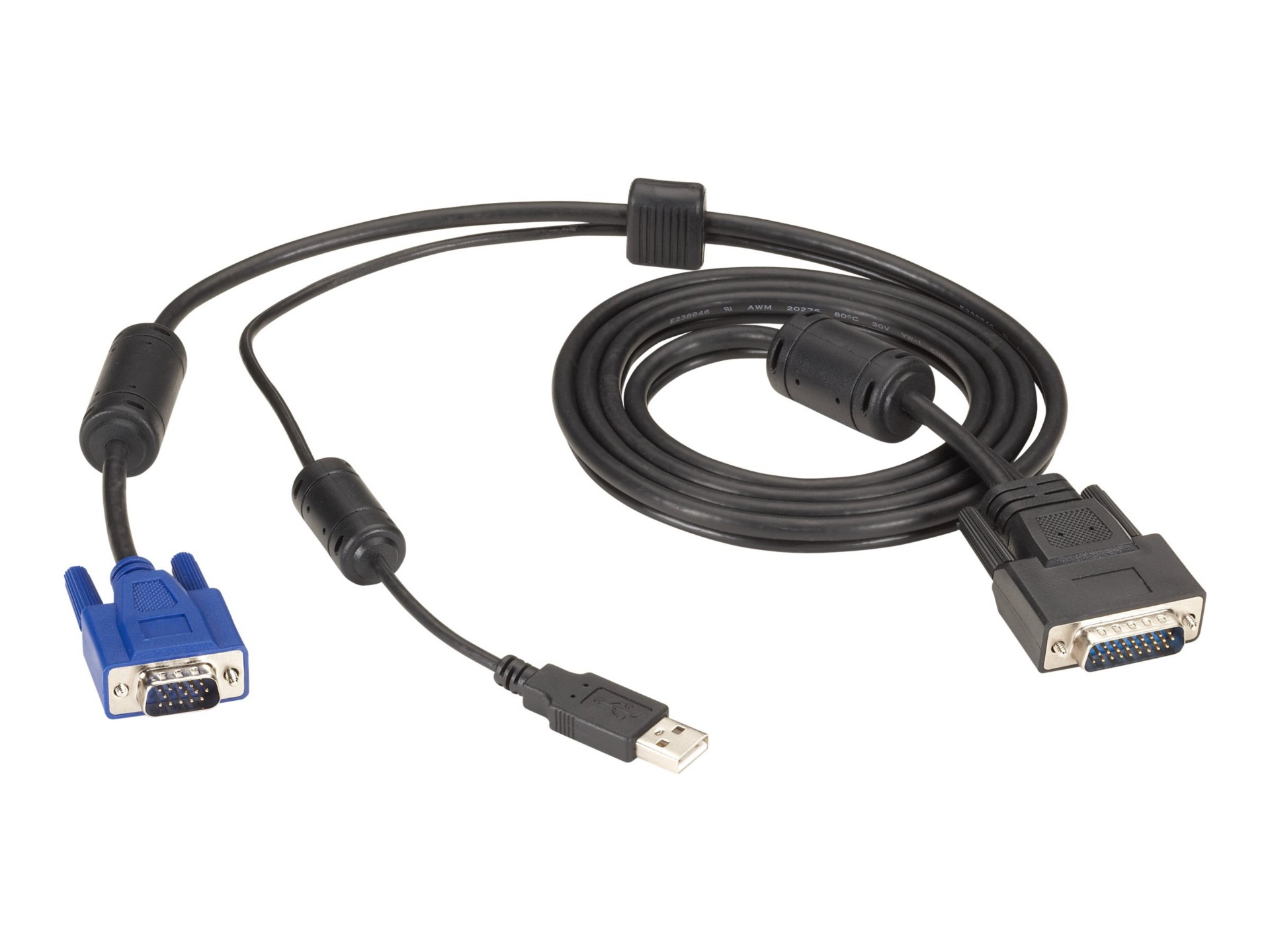 Black Box ServSwitch Secure KVM Switch Cable - video / USB cable - 6 ft