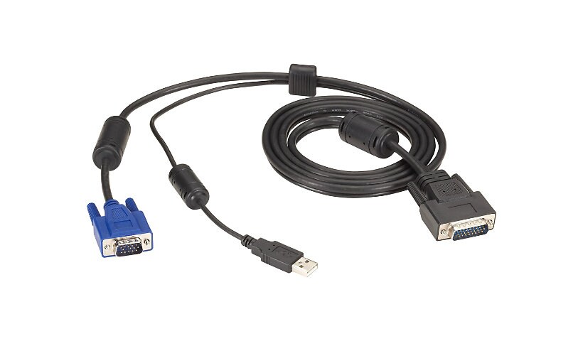 Black Box ServSwitch Secure KVM Switch Cable - video / USB cable - 6 ft