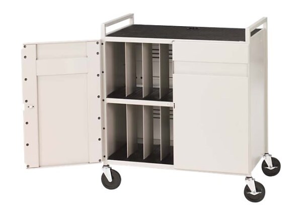 Bretford Basics Notebook Storage Cart LAPTG15SA-GM - notebook storage cart