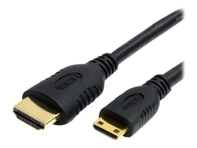 StarTech.com 1ft Mini HDMI to HDMI Cable Adapter/Converter- 4K, High Speed