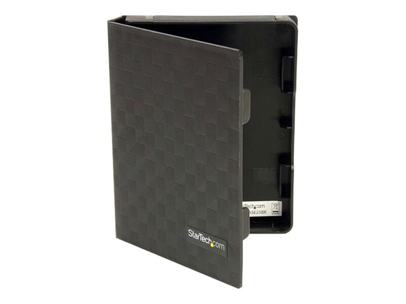 StarTech.com 2.5in Anti-Static Hard Drive Protector Case - Black (3pk) - 2.