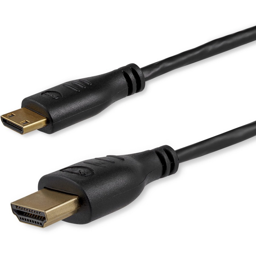 StarTech.com 3ft Mini HDMI to HDMI Cable with Ethernet, 4K 30Hz High Speed