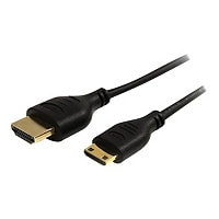 StarTech.com 3ft Mini HDMI to HDMI Cable Adapter 4K 30Hz - High Speed, Slim