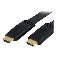 StarTech.com 10 ft Flat High Speed HDMI Cable with Ethernet - Ultra HD 4k x 2k HDMI Cable - HDMI to HDMI M/M