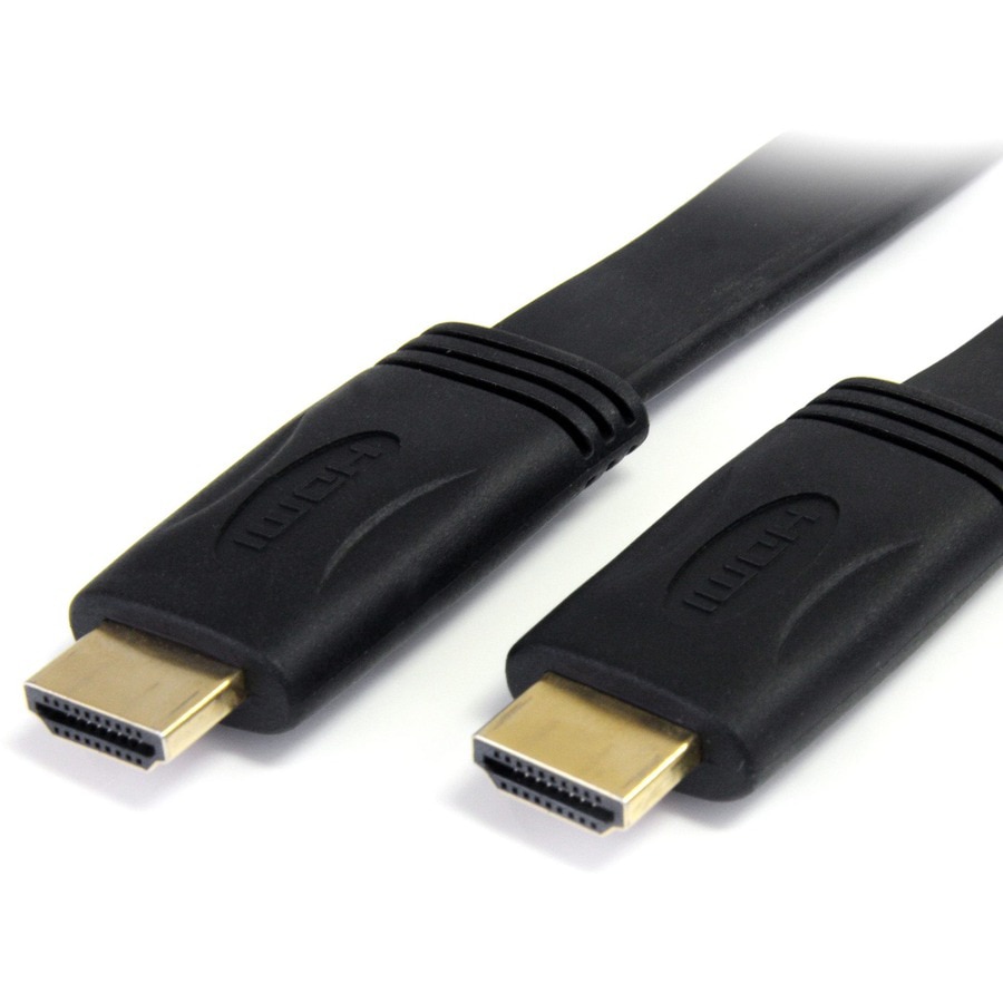 StarTech.com 15 ft Flat High Speed HDMI Cable with Ethernet - Ultra HD 4k x