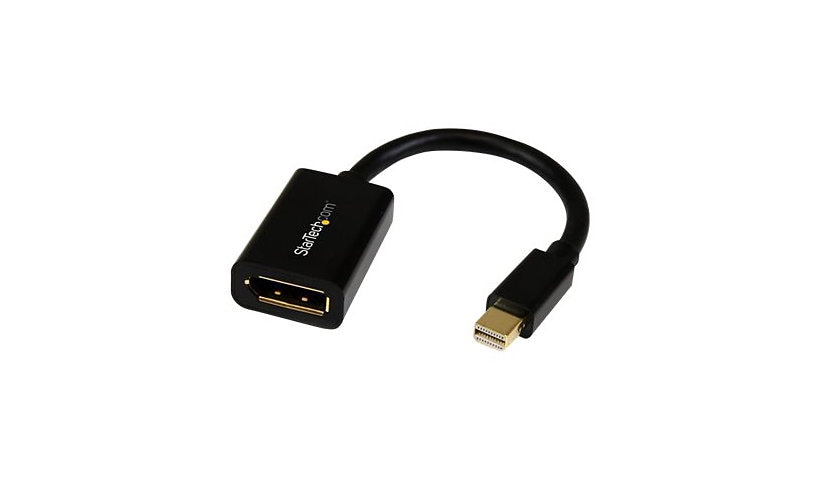 StarTech.com Mini DisplayPort to DisplayPort Adapter, 4K x 2K Video, Ultra HD Mini DP to DP Converter, mDP to DP 1.2