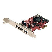 StarTech.com 4 Port USB 3.0 PCI Express Card with UASP - SATA Power
