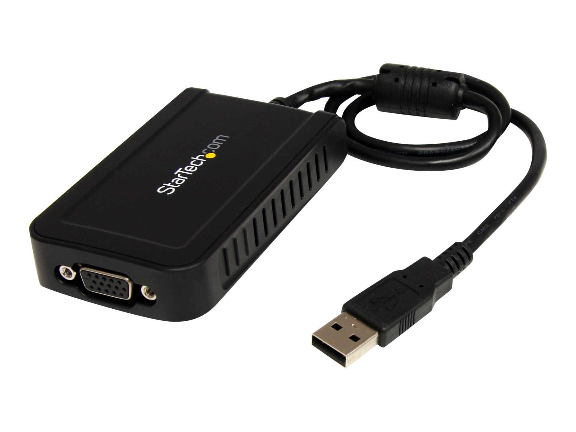 StarTech.com USB to VGA Adapter Multi Monitor External Graphics Video ...