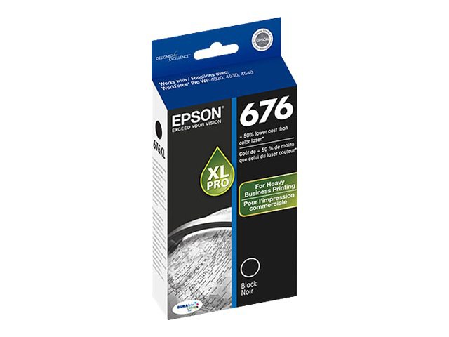 Epson 676XL - XL - black - original - ink cartridge